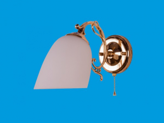 ЭкономСвет.Бра классика 9064 / 1wGD BK WT - Интернет-магазин бытовой техники, вентиляции, гигиенического оборудования Энерготехника, Екатеринбург