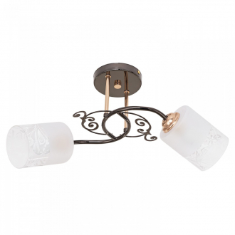 Люстра классическая  ЭкономСвет 91002/2ZZH+GFD WT - Интернет-магазин бытовой техники, вентиляции, гигиенического оборудования Энерготехника, Екатеринбург