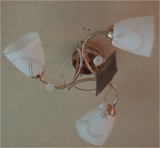 ЭкономСвет.Светильник эконом 91005 / 3FGD WT - Интернет-магазин бытовой техники, вентиляции, гигиенического оборудования Энерготехника, Екатеринбург