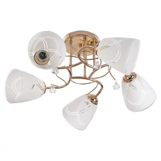 ЭкономСвет.Светильник 91005/5FGD WT - Интернет-магазин бытовой техники, вентиляции, гигиенического оборудования Энерготехника, Екатеринбург