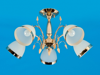 ЭкономСвет.Светильник эконом 91740 / 5FG WT - Интернет-магазин бытовой техники, вентиляции, гигиенического оборудования Энерготехника, Екатеринбург