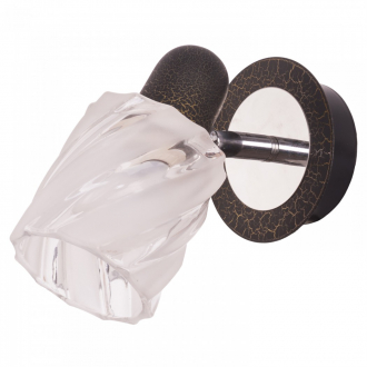 Спотовый светильник  ЭкономСвет 93301/1CH+BKGD FR - Интернет-магазин бытовой техники, вентиляции, гигиенического оборудования Энерготехника, Екатеринбург