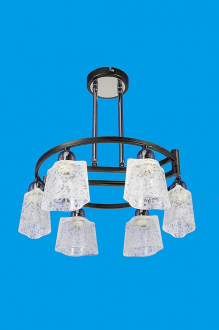 ЭкономСвет.Люстра 93701 / 6CH + WENGUE FR - Интернет-магазин бытовой техники, вентиляции, гигиенического оборудования Энерготехника, Екатеринбург