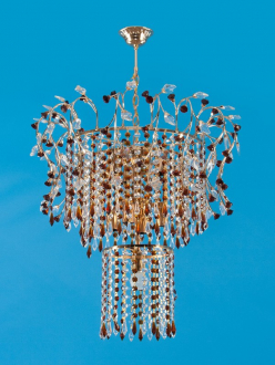 ЭкономСвет.Люстра потолочная хрусталь 9374 / 8FGD BRk - Интернет-магазин бытовой техники, вентиляции, гигиенического оборудования Энерготехника, Екатеринбург