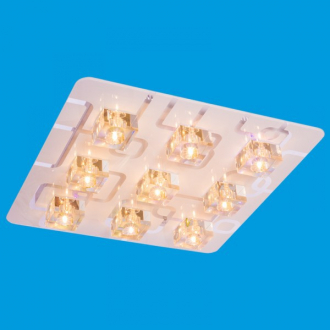 ЭкономСвет.Светильник квадрат 94090 / 9WT RC RGBLED - Интернет-магазин бытовой техники, вентиляции, гигиенического оборудования Энерготехника, Екатеринбург