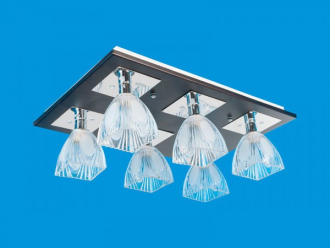 ЭкономСвет.Светильник квадрат 94180 / 6BK + CR CL RC WTLED - Интернет-магазин бытовой техники, вентиляции, гигиенического оборудования Энерготехника, Екатеринбург