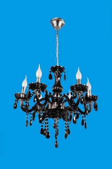 ЭкономСвет.Люстра потолочная хрусталь 96194/6BK - Интернет-магазин бытовой техники, вентиляции, гигиенического оборудования Энерготехника, Екатеринбург