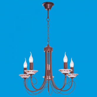 ЭкономСвет.Люстра 96211 / 5PAINTING - Интернет-магазин бытовой техники, вентиляции, гигиенического оборудования Энерготехника, Екатеринбург