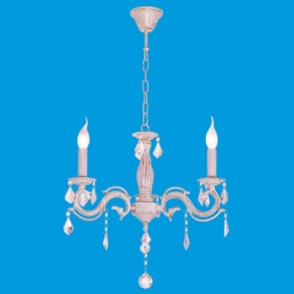 ЭкономСвет.Люстра потолочная классика с хрусталем 96396A / 3IVORY + WT + GD + PAIN - Интернет-магазин бытовой техники, вентиляции, гигиенического оборудования Энерготехника, Екатеринбург