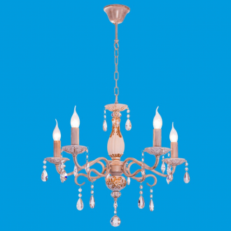 ЭкономСвет.Люстра потолочная классика с хрусталем 96550 / 5PAINTING - Интернет-магазин бытовой техники, вентиляции, гигиенического оборудования Энерготехника, Екатеринбург