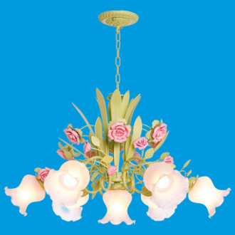 ЭкономСвет.Люстра 96681 / 6 + 1 Painting - Интернет-магазин бытовой техники, вентиляции, гигиенического оборудования Энерготехника, Екатеринбург