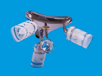 ЭкономСвет.Спот потолочный 9818GW / 3CR WT - Интернет-магазин бытовой техники, вентиляции, гигиенического оборудования Энерготехника, Екатеринбург