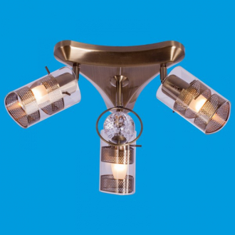 ЭкономСвет.Спот настенный 9818IH / 3 A AB CL - Интернет-магазин бытовой техники, вентиляции, гигиенического оборудования Энерготехника, Екатеринбург