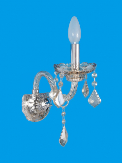 ЭкономСвет.Бра настенная  классика с хрусталем 99037 / 1wCR CN - Интернет-магазин бытовой техники, вентиляции, гигиенического оборудования Энерготехника, Екатеринбург