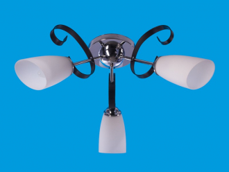 ЭкономСвет.Люстра модерн 99042 / 3CR WT - Интернет-магазин бытовой техники, вентиляции, гигиенического оборудования Энерготехника, Екатеринбург