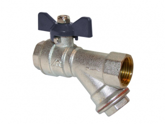 Кран с фильтром Ду020 баб. Aqualink 1/50/5 - Интернет-магазин бытовой техники, вентиляции, гигиенического оборудования Энерготехника, Екатеринбург