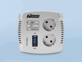 6090625 Стабилизатор напряжения Powerman AVS-500 С - Интернет-магазин бытовой техники, вентиляции, гигиенического оборудования Энерготехника, Екатеринбург
