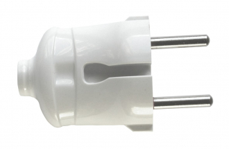 POWERMAN Электровилка В10-1 б/з 4мм 10А 250В 6008951 - Интернет-магазин бытовой техники, вентиляции, гигиенического оборудования Энерготехника, Екатеринбург