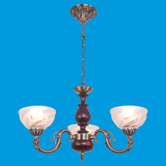 BenCrezo.Люстра потолочная классика B11023 / 3AB + WOOD - Интернет-магазин бытовой техники, вентиляции, гигиенического оборудования Энерготехника, Екатеринбург