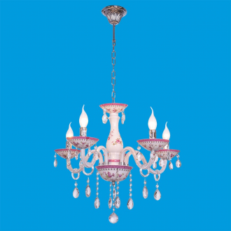 BenCrezo.Люстра потолочная классика с хрусталем B11027 / 5CR WT - Интернет-магазин бытовой техники, вентиляции, гигиенического оборудования Энерготехника, Екатеринбург