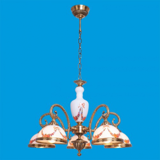 BenCrezo.Люстра потолочная классика B11034 / 5GD WT - Интернет-магазин бытовой техники, вентиляции, гигиенического оборудования Энерготехника, Екатеринбург