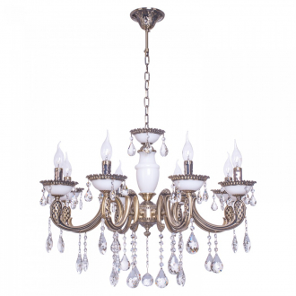 BenCrezo.Люстра потолочная классика с хрусталем B11037 / 8AB - Интернет-магазин бытовой техники, вентиляции, гигиенического оборудования Энерготехника, Екатеринбург