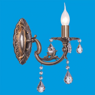 BenCrezo.Бра настенная  классика с хрусталем B11038 / 1wAB - Интернет-магазин бытовой техники, вентиляции, гигиенического оборудования Энерготехника, Екатеринбург
