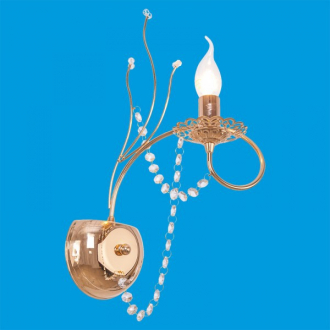 BenCrezo.Бра настенная  классика с хрусталем B11042 / 1wFGD WT - Интернет-магазин бытовой техники, вентиляции, гигиенического оборудования Энерготехника, Екатеринбург