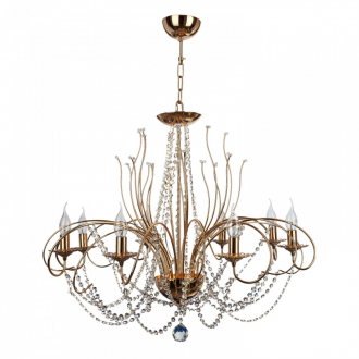 BenCrezo.Люстра потолочная классика с хрусталем B11042 / 8FGD WT - Интернет-магазин бытовой техники, вентиляции, гигиенического оборудования Энерготехника, Екатеринбург