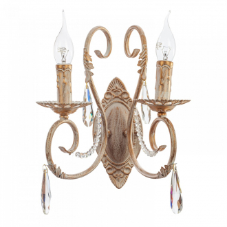 BenCrezo.Бра настенная  классика с хрусталем B11048 / 2wWG WT - Интернет-магазин бытовой техники, вентиляции, гигиенического оборудования Энерготехника, Екатеринбург