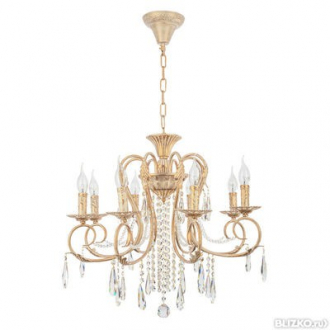 BenCrezo.Люстра потолочная классика с хрусталем B11048 / 8WG WT - Интернет-магазин бытовой техники, вентиляции, гигиенического оборудования Энерготехника, Екатеринбург