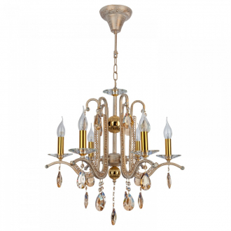 BenCrezo.Люстра потолочная классика с хрусталем B11050 / 6WG AMB - Интернет-магазин бытовой техники, вентиляции, гигиенического оборудования Энерготехника, Екатеринбург