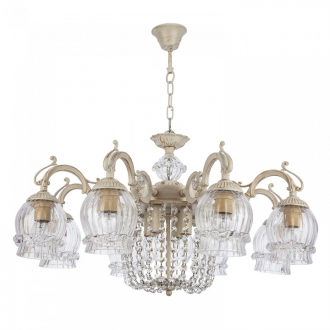 BenCrezo.Люстра потолочная классика с хрусталем B11066 / 8 + 4WT CL - Интернет-магазин бытовой техники, вентиляции, гигиенического оборудования Энерготехника, Екатеринбург