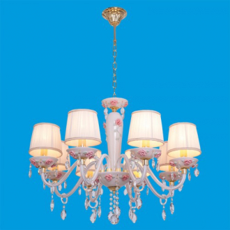 BenCrezo.Люстра потолочная классика с хрусталем B11113 / 8 - Интернет-магазин бытовой техники, вентиляции, гигиенического оборудования Энерготехника, Екатеринбург