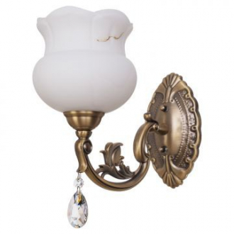 BenCrezo.Бра настенная  классика с хрусталем B11147 / 1wABP WT - Интернет-магазин бытовой техники, вентиляции, гигиенического оборудования Энерготехника, Екатеринбург