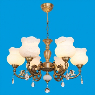 BenCrezo.Люстра потолочная классика с хрусталем B11147 / 6ABP WT - Интернет-магазин бытовой техники, вентиляции, гигиенического оборудования Энерготехника, Екатеринбург