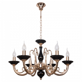 BenCrezo.Люстра потолочная классика B11150 / 6SGD + BK - Интернет-магазин бытовой техники, вентиляции, гигиенического оборудования Энерготехника, Екатеринбург