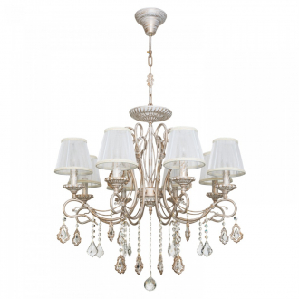 BenCrezo.Люстра потолочная классика с хрусталем B11151 / 8WG WT - Интернет-магазин бытовой техники, вентиляции, гигиенического оборудования Энерготехника, Екатеринбург