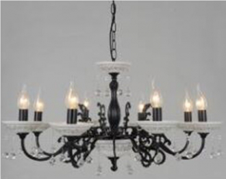 BenCrezo.Люстра потолочная классика с хрусталем B11167 / 8BK - Интернет-магазин бытовой техники, вентиляции, гигиенического оборудования Энерготехника, Екатеринбург