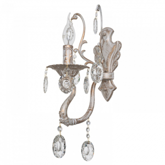 BenCrezo.Бра настенная  классика с хрусталем B11168 / 1wWG + WT - Интернет-магазин бытовой техники, вентиляции, гигиенического оборудования Энерготехника, Екатеринбург