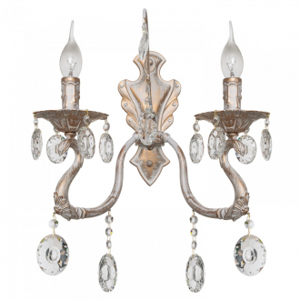 BenCrezo.Бра настенная  классика с хрусталем B11168 / 2wWG + WT - Интернет-магазин бытовой техники, вентиляции, гигиенического оборудования Энерготехника, Екатеринбург