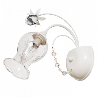 BenCrezo.Бра настенная  классика с хрусталем B11172 / 1wCW WT - Интернет-магазин бытовой техники, вентиляции, гигиенического оборудования Энерготехника, Екатеринбург