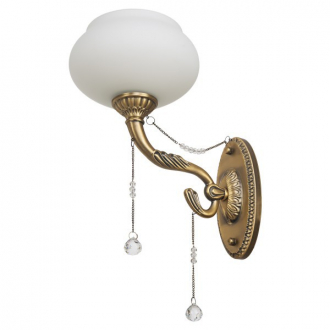 Бра классическое с хрусталем Ben Crezo B11185/1wABP - Интернет-магазин бытовой техники, вентиляции, гигиенического оборудования Энерготехника, Екатеринбург