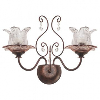 BenCrezo.Бра настенная  классика с хрусталем B11193 / 2wBR TEA - Интернет-магазин бытовой техники, вентиляции, гигиенического оборудования Энерготехника, Екатеринбург