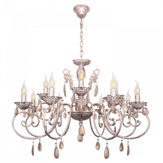 BenCrezo.Люстра потолочная классика с хрусталем B11229/8+4WG - Интернет-магазин бытовой техники, вентиляции, гигиенического оборудования Энерготехника, Екатеринбург