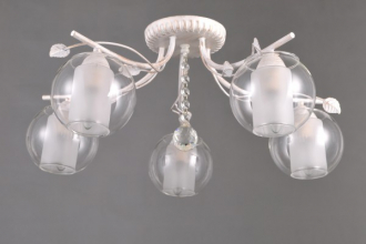 BenCrezo.Люстра потолочная классика с хрусталем B11235 / 6WG WT + CL - Интернет-магазин бытовой техники, вентиляции, гигиенического оборудования Энерготехника, Екатеринбург