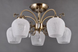 BenCrezo.Люстра потолочная классика с хрусталем B11237 / 5AB WT - Интернет-магазин бытовой техники, вентиляции, гигиенического оборудования Энерготехника, Екатеринбург