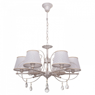 BenCrezo.Люстра потолочная классика с хрусталем B11249/6WG WT - Интернет-магазин бытовой техники, вентиляции, гигиенического оборудования Энерготехника, Екатеринбург