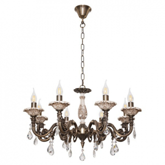 BenCrezo.Люстра потолочная классика с хрусталем B11257/8AB - Интернет-магазин бытовой техники, вентиляции, гигиенического оборудования Энерготехника, Екатеринбург