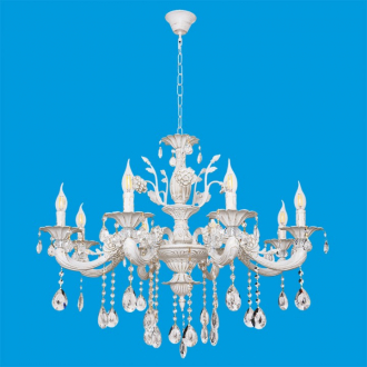 BenCrezo.Люстра потолочная классика с хрусталем B11258 / 8WG - Интернет-магазин бытовой техники, вентиляции, гигиенического оборудования Энерготехника, Екатеринбург